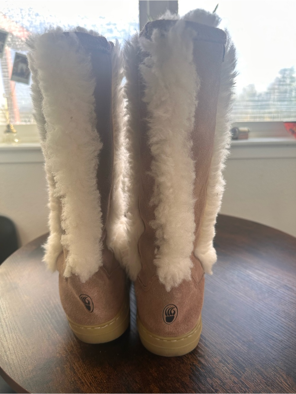 Bear trap Warm Plush-Lined Mid-Calf Winter Boots - Taupe - Picture 3 of 7